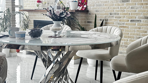 Стол Twist gold / black фото покупателя 2