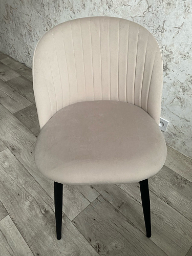 Стул на металлокаркасе Gabi latte / gold / black фото покупателя 288