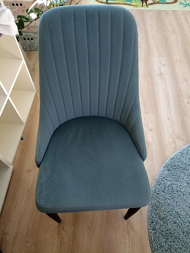 Стул на металлокаркасе Kora dark gray / black фото покупателя 86