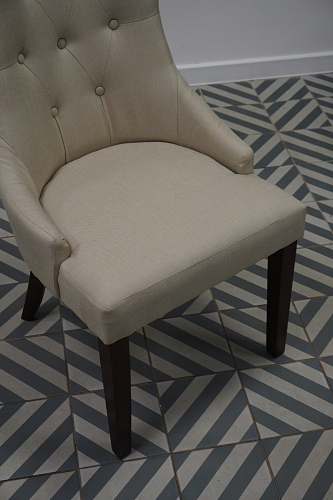 Стул Elegance white / fabric grey из шоурума 3