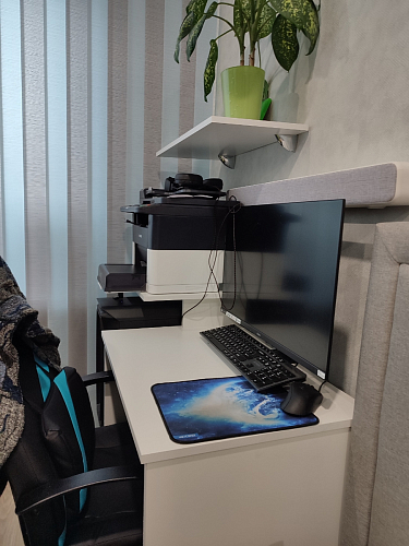 Компьютерный стол Джаз-24 левый дуб сонома фото покупателя 174