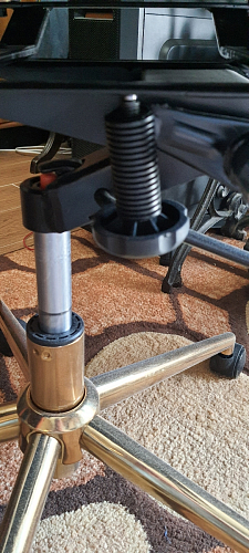 Компьютерное кресло Reus черная сетка / хром фото покупателя 56