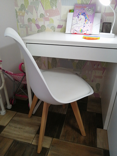 Деревянный стул Bonuss green / grey фото покупателя 113