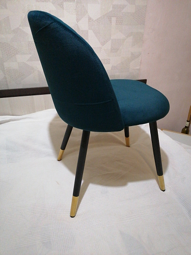 Стул на металлокаркасе Gabi latte / gold / black фото покупателя 888