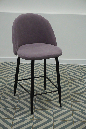 Барный стул Амизуре лавандовый / черный матовый из шоурума 2