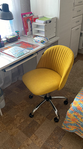 Компьютерное кресло Melody розовое фото покупателя 123