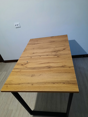 Деревянный стол Лота Лофт 120x75 дуб крафт табачный / черный матовый фото покупателя 653