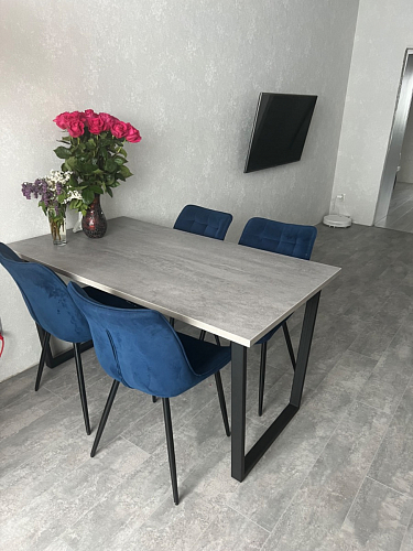 Деревянный стол Лота Лофт 120x75 дуб крафт табачный / черный матовый фото покупателя 887