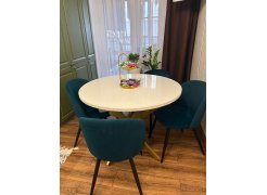 Стул на металлокаркасе Gabi 1 light purple / black фото покупателя 636