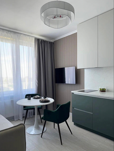 Стол Тулип 90х73 дуб вотан / белый фото покупателя 46