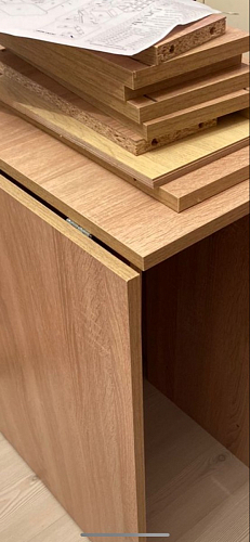 Стол-книжка Глория 606 М с ящиками дуб сонома фото покупателя 89