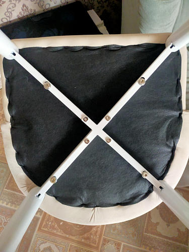 Стул на металлокаркасе Kora wine red / black фото покупателя 192