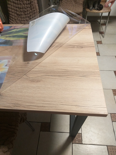 Деревянный стол Лота Лофт 140х80 черный матовый / бетон светлый фото покупателя 898