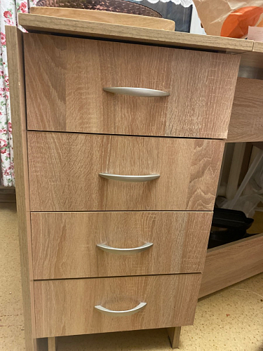 Стол-книжка Глория 606 М с ящиками дуб сонома фото покупателя 116