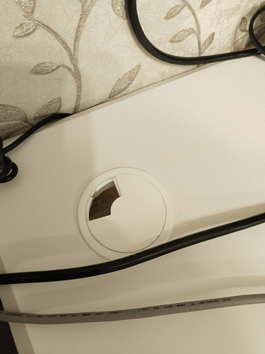 Компьютерный стол Маркос 140х80 голубой / черный фото покупателя 22