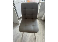 Стул на металлокаркасе Чилли синяя ткань / белый фото покупателя 351