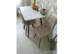 Стул на металлокаркасе Чилли розовый / черный каркас фото покупателя 617