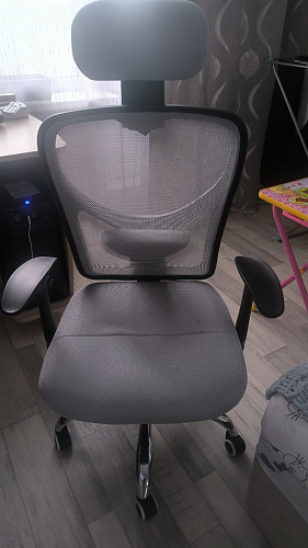 Компьютерное кресло Lody 1 серое / черное фото покупателя 1