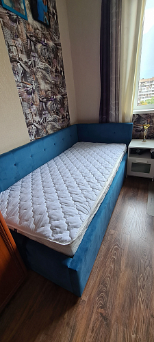 Наматрасник топпер 90х200 белый фото покупателя 1