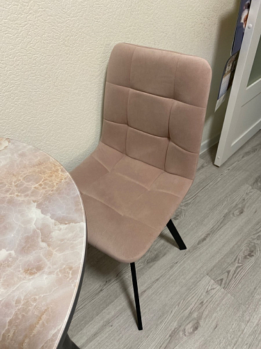 Стул на металлокаркасе Чилли синий / белый фото покупателя 1010