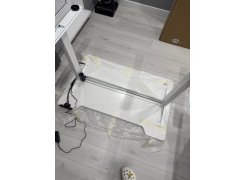 Компьютерный стол Маркос 140х80 голубой / черный фото покупателя 45