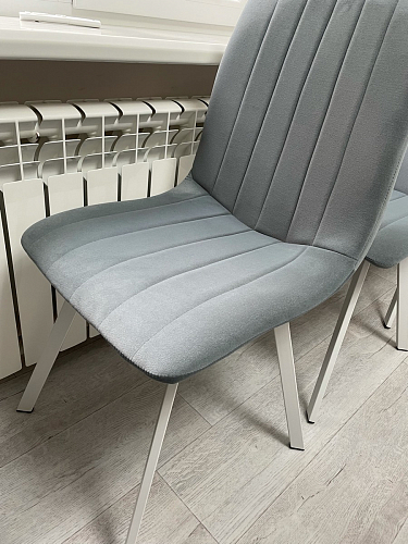 Стул на металлокаркасе Sling white / gray фото покупателя 10