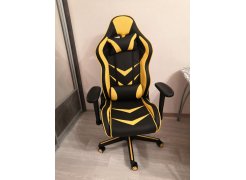 Компьютерное кресло Racer черное / голубое фото покупателя 116