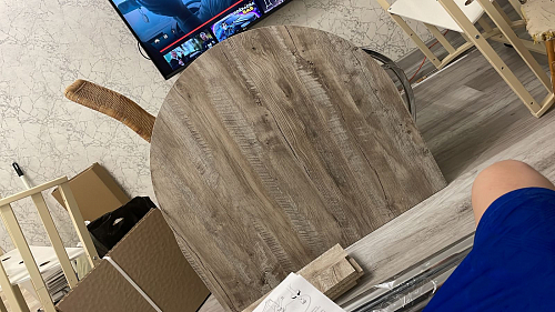 Стол-книжка СП-12 беленый дуб фото покупателя 2