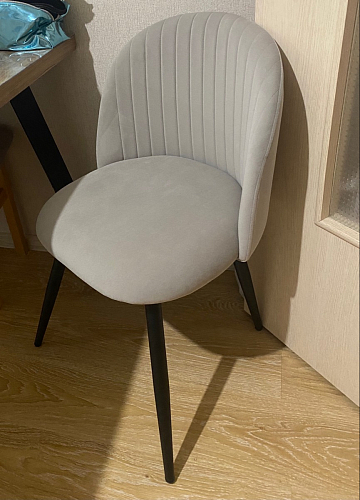 Стул на металлокаркасе Gabi latte / gold / black фото покупателя 819