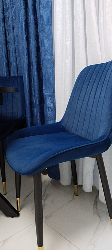 Стул на металлокаркасе Seda 1 latte / black / gold фото покупателя 33