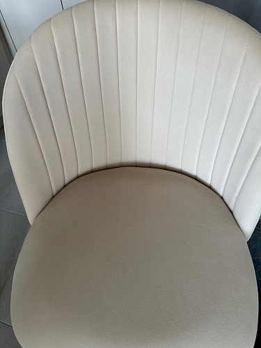 Стул на металлокаркасе Gabi 1 light blue / black / gold фото покупателя 213