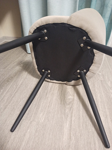 Стул на металлокаркасе Gabi gray / black фото покупателя 314