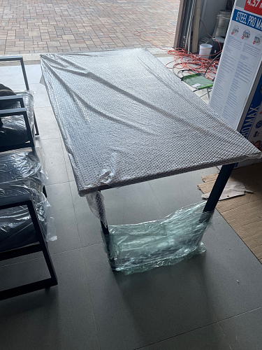 Деревянный стол Лота Лофт 140х80 дуб крафт табачный / черный матовый фото покупателя 42