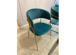 Стул на металлокаркасе Kamelia темно-серый / золотой фото покупателя 44