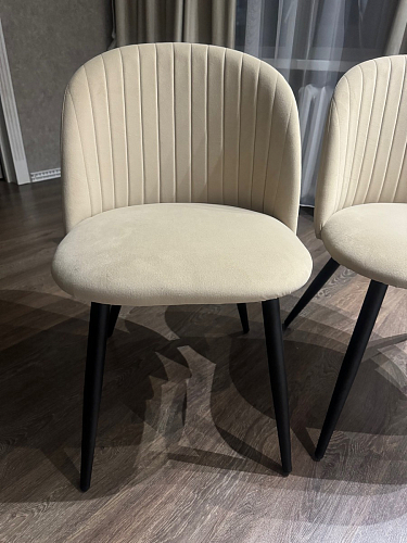 Стул на металлокаркасе Gabi 1 light purple / black фото покупателя 578