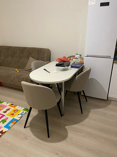 Стул на металлокаркасе Gabi 1 dark gray / black фото покупателя 660