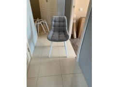 Стул на металлокаркасе Челси светло-серый / белый каркас фото покупателя 161