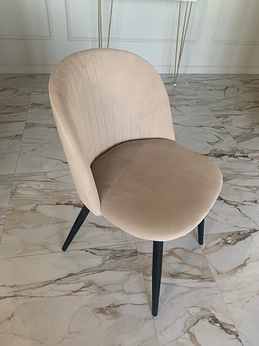 Стул на металлокаркасе Gabi 1 dark gray / black фото покупателя 723