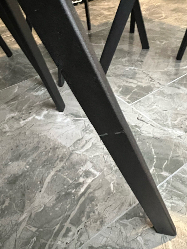 Стул на металлокаркасе Чилли синий / белый фото покупателя 992