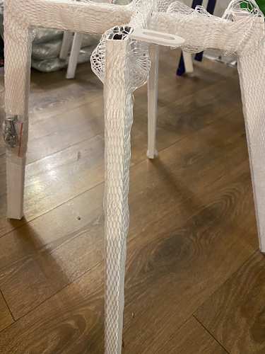 Стул на металлокаркасе Чилли К черный / зеленый фото покупателя 656