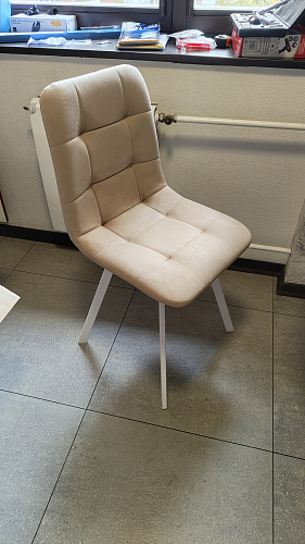 Стул на металлокаркасе Чилли К черный / зеленый фото покупателя 665