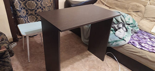 Стол письменный Kiwi белый  - Уцененный экземпляр фото покупателя 76