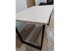 Стол Лота Лофт 140 25 мм юта / белый матовый фото покупателя 441