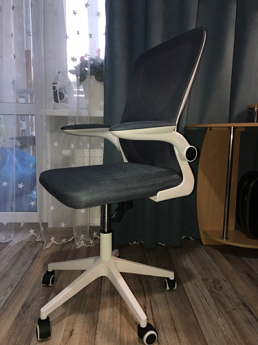 Компьютерное кресло Konfi light gray / blue / white фото покупателя 303