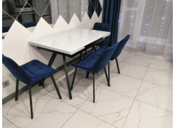 Стул на металлокаркасе Челси светло-серый / белый каркас фото покупателя 152