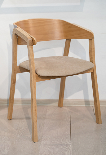 Деревянный стул Dalia noce блю из шоурума 1