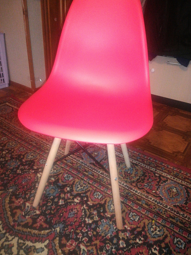 Пластиковый стул Eames PC-015 желтый фото покупателя 132