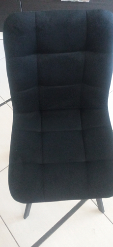 Стул на металлокаркасе Чилли К кирпичный / черный фото покупателя 334