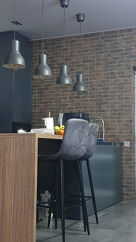 Барный стул Chio black / grey фото покупателя 2