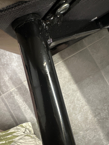 Стул на металлокаркасе Седа 360 К латте (velutto 08) / белый фото покупателя 267